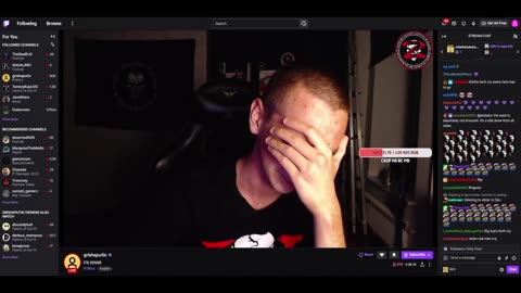 Russian streamer crying after Prigozhin