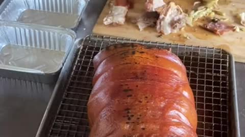 DELICIOUS FILIPINO PORK BELLY LECHON (ROASTED )