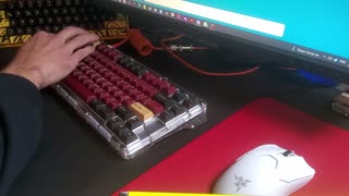 My new 600$ custom Keyboard! ID80 Crystal with KTT Kang White linears - Keyboard ASMR
