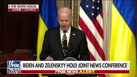 'PROVE PUTIN WRONG': Biden, Zelenskyy hold joint news conference Today News