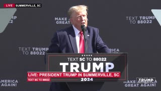 Trump in Summerville, SC Sept 25, 2023