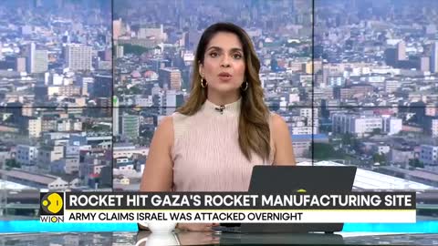 Israel launches rocket attack on Gaza strip; Attacks in the backdrop of Biden's visit _ WION