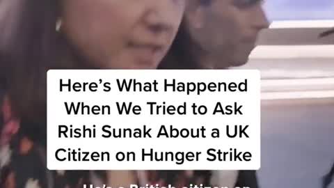 Here's What HappenedWhen We Tried to AskRishi Sunak About a UKCitizen on Hunger Strike