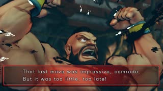 Ultra Street Fighter IV battle Seth vs Zangief