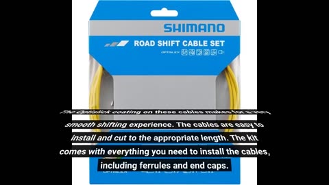 Buyer Reviews: SHIMANO Gear Cable Set OPTISLICK