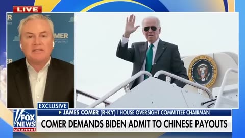 'WHERE ARE THE FACT-CHECKERS-- Comer demands Biden admit Chinese payouts