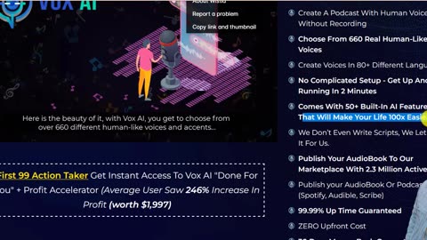 VoxAI Review 👉 Turns Any Article Into a High-Quality Audio-Book