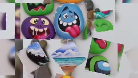 Creative use to pebble stone painting ideas for beginners