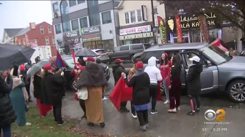 Watch party celebrates Morocco's World Cup victory in Paterson, N.J