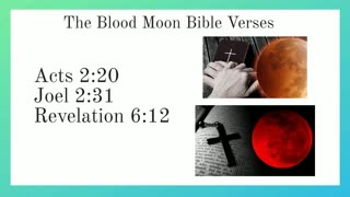 The Blood Moon Bible Verses 📖