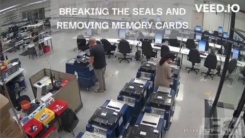 Video Evidence of Maricopa Election Officials Illegally Breaking into Sealed Election Machines