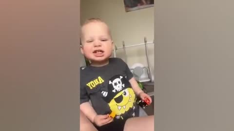 Cute & Funny Babies Try Not To Laugh Alone