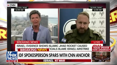 CNN anchor confronted by IDF over Gaza hospital reports