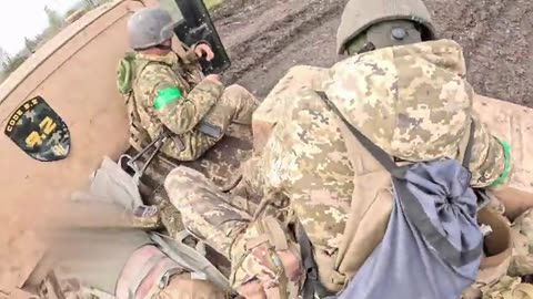 Evacuation of a wounded soldier of the Armed Forces of Ukraine near Artemivsk