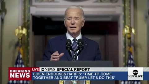 Trump responds to Biden dropping out of 2024 presidential election