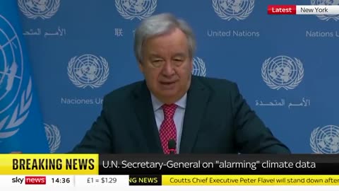 UN Chief Claims "The Era of Global Warming Has Ended, the Era of Global Boiling Has Arrived" 🤡😂!!