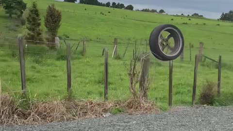 Wheel Flies Off Car While Driving