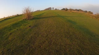 Hiking to a trig point. Speedlapse