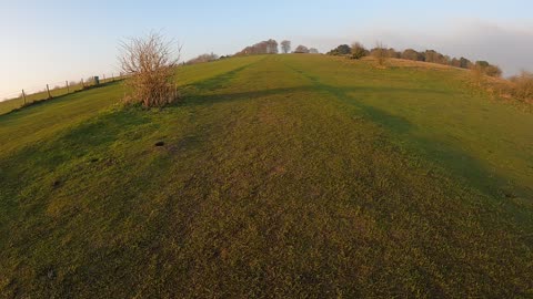 Hiking to a trig point. Speedlapse