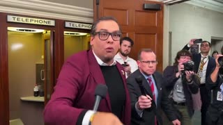 BREAKING: Rep. George Santos UNLEASHES on Pro-Hamas Leftist in US Capitol - Police Detain Protester