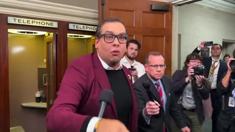 BREAKING: Rep. George Santos UNLEASHES on Pro-Hamas Leftist in US Capitol - Police Detain Protester