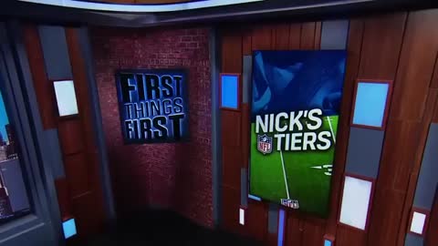 ESPN/ First Things First - Nick Wrights NFL Tiers.