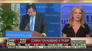 Kellyanne Conway weighs in on feud between her husband and Trump