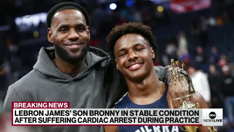 Bronny James suffers cardiac arrest