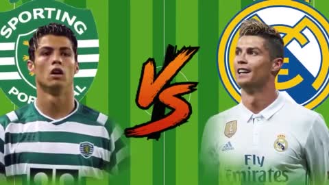 SCP Ronaldo vs RM RonaldoSporting Lizbon vs Real Madrid