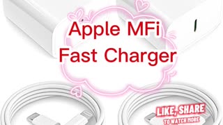 Apple MFi Certified iPhone 14 13 12 11 Fast Charger