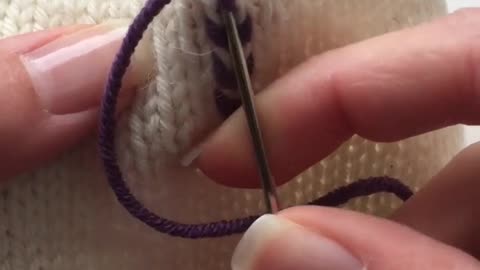 How To Do Embroidery on Knitting Tutorial