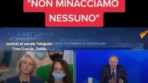 Russia , Putin alla NATO: Non stiamo minacciando nessuno