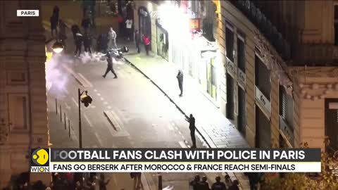 Paris Football fans go berserk after Morocco and France reach semi-finals Latest News WION