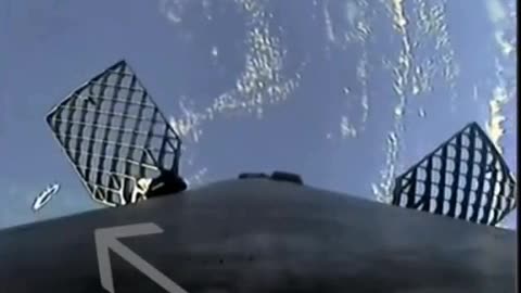 Space-X broadcast is being interrupted by a UFO