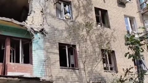 Oh, God, it's crazy. I'm stunned, so I don't understand anything,' says Donetsk resident