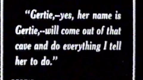 Gertie the Dinosaur (Winsor McCay, 1914) // Classic