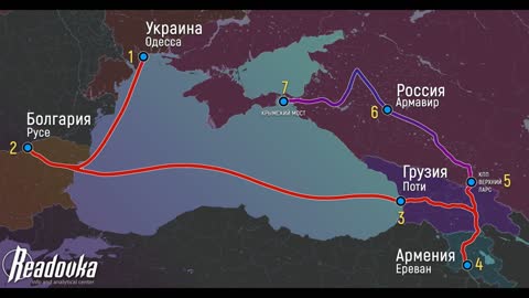 The terrorist attack on the Crimean bridge - the route of the cargo