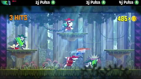 Pelea contra calacas (Guacamelee! Super Turbo Championship Edition) #guacamelee