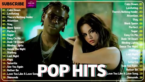 🌟Pop Hits Mix 2024🌟 Rema, Selena Gomez, Maroon 5, Justin Bieber, Adele 🌟Best Pop Music Playlist 2024