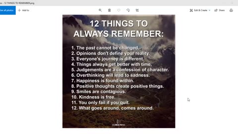 12 Things To Always Remember!