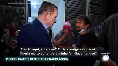 Roberto Cabrini entra na Cracolândia e relata a situação dos frequentadores