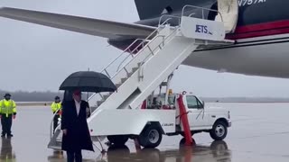JUST IN - Donald Trump arrived in East Palestine