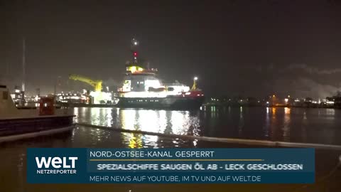 BRUNSBÜTTEL: Leck in Pipeline im Hafen! Nord-Ostsee-Kanal gesperrt