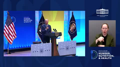 President Biden Delivers Remarks at the White House Conference on Hunger, Nutrition, and Health