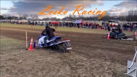 2023 Snowmobile drag 1 Lesko Racing