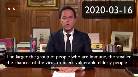 Mark Rutte herinnert zich zijn toespraak over groep immuniteit niet