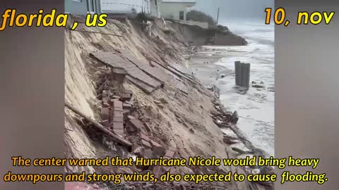 hurricane nicole vero beach ,tropical storm nicole hits satellite beach in florida us today