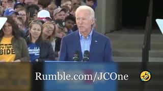 Joe Biden: "We can only re-elect Donald Trump"