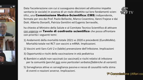Dott. Alberto Donzelli, audito in Senato, in merito al ddl2463: obbligo vaccinale, super green pass