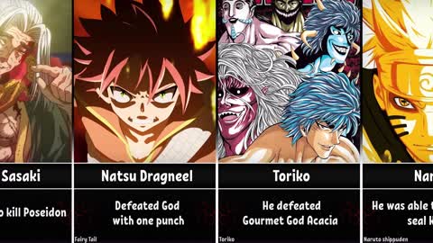 Anime Characters Who Defeated Gods
